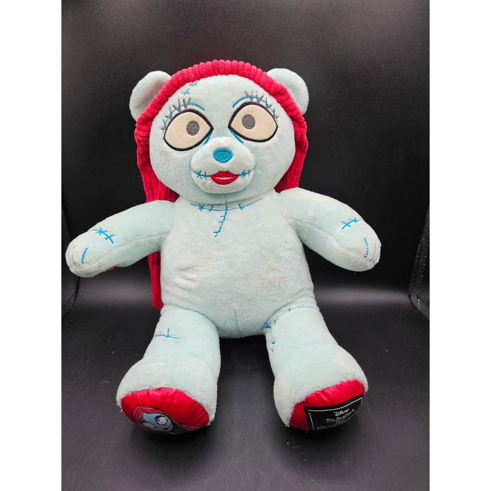 Build-A-Bear Disney Nightmare Before Christmas Sally Plush Blue Stitched Bear
